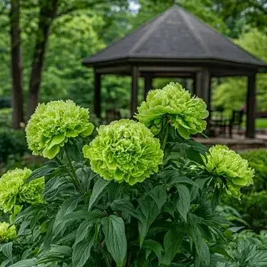🌸 Пион древовидный «Зеленый шар»